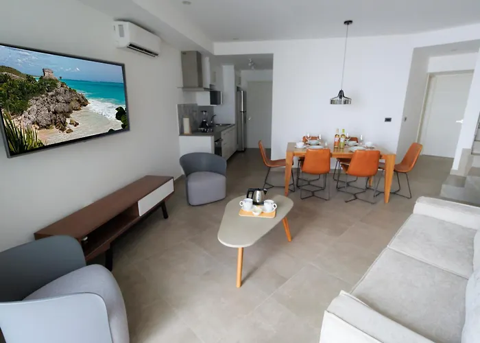 Penthouse With Private Jacuzzi In Tulum, 3 Bedrooms Apartment