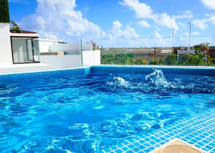 Apartment Penthouse With Private Jacuzzi In Tulum, 3 Bedrooms *
