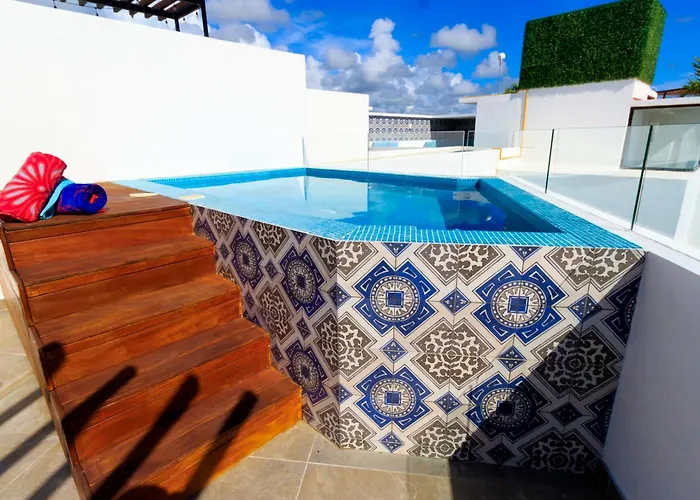 Apartment Penthouse With Private Jacuzzi In Tulum, 3 Bedrooms *